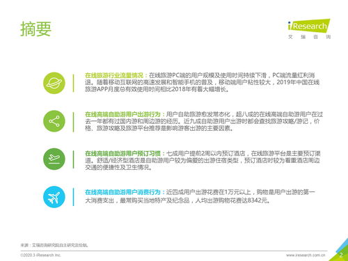 艾瑞咨詢《2020年中國在線高端自助游用戶洞察報告》深度解讀 旅游咨詢服務成為新藍海