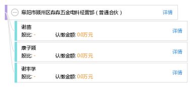 阜陽(yáng)市潁州區(qū)淼淼五金電料經(jīng)營(yíng)部 專注品質(zhì)，服務(wù)社區(qū)的普通合伙五金電料企業(yè)